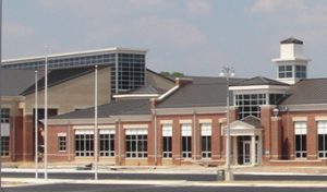Dinwiddie High School building exterior