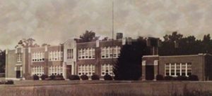 Historic Southside High School building exterior