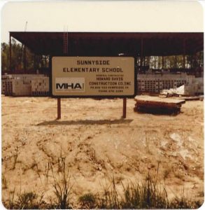 Sunnyside Elementary Construction Sign