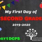 2nd Grade First Day Photo Board