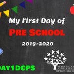 PRESCHOOL First Day Photo Board