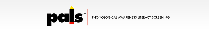 PALS - phonological awareness literacy screening logo