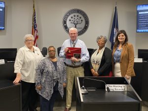 Bill Haney Recognized for School Board Service for 16 Years