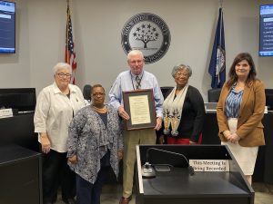 Bill Haney Recognized for School Board Service for 16 Years