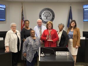 Sheri Athey Recognized for service as deputy clerk