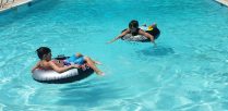 RelaxingInPool