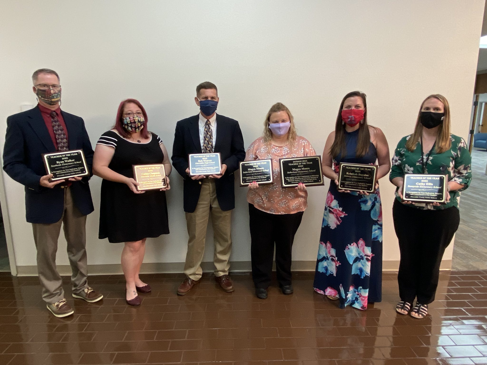 Teachers of the Year Honored Dinwiddie County Schools