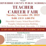 DCPS Teacher Career Fair Flyer Nov. 29, 2022