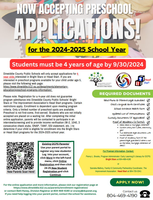 Head Start Program Taking Applications for 2020-2021 School Year