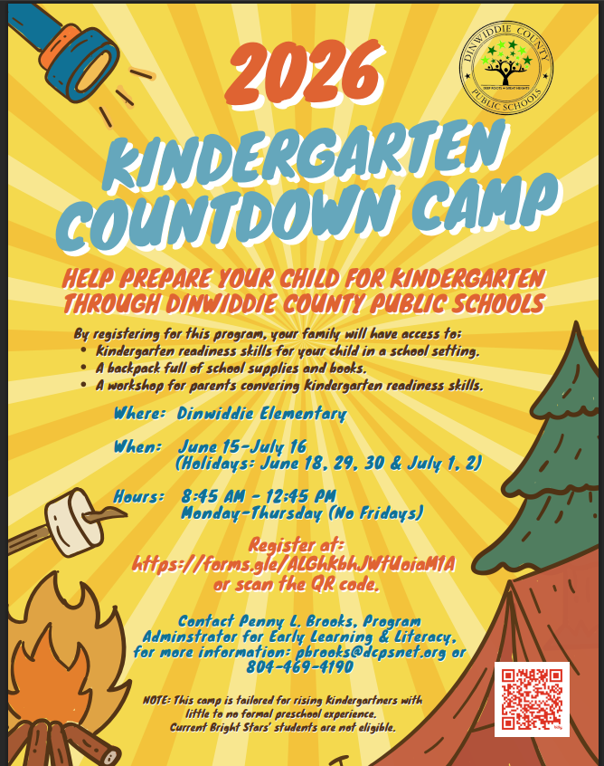 2026 Kindergarten Countdown Camp