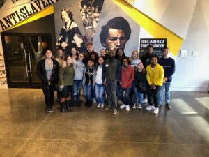 Students at Holocaust Museum