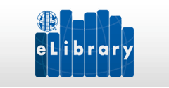 E library logo