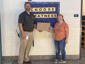 Cadence Frazier wins touchscreen lapto