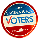 Virginia is for Voters logo/image