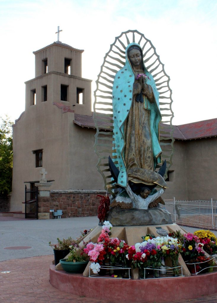 Santa Fe, NM USA The Shrine of Our Lady of Guadalupe