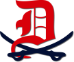 Dinwiddie D with swords logo