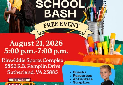 2026 Back to School Bash Flyer